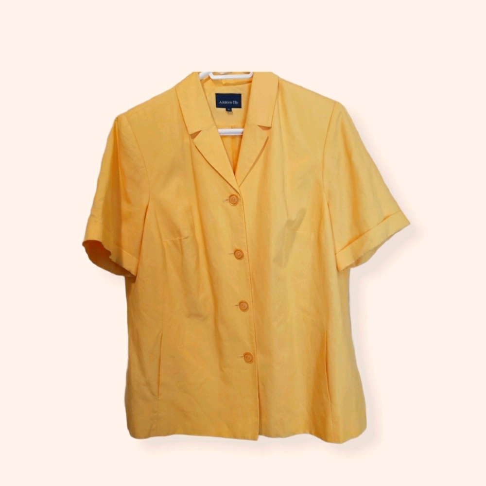 Short Sleeves Blazer from Addition-Elle